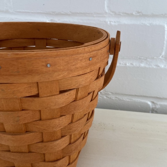 Handmade Longaberger Basket 1994 With Handle - Picture 2 of 8